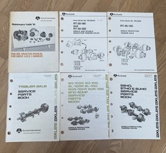 BIG Lot Rockwell Spicer Eaton Heavy Truck Axle Service Parts Manuals 30 Books