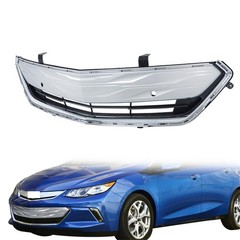 Front Bumper Lower Grille w/Holes Plastic Volt Premier 2016-2019 Silvery Black