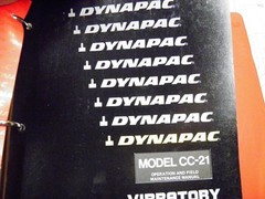 DYNAPAC CC21 VIBRATORY COMPACTOR PARTS, OPERATION MAINTENENCE MANUAL
