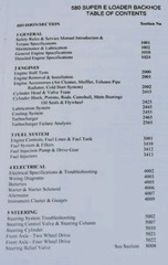 Case 580E 580Se 580 Super E Loader Backhoe Service Manual Parts Catalog Book