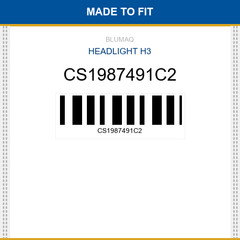 CS1987491C2 Headlight h3 Made to fit