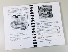 Case 350 Crawler Service Manual Parts Catalog Operators Owners Repair Shop Set