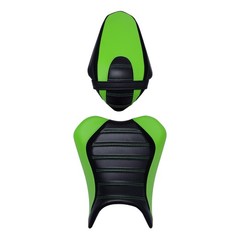 Rider Passenger Seat for Kawasaki Ninja 400 EX400 2018-2023 Z400 2019-2022 Green