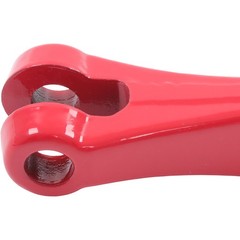 15 Inch Red J Hooks 7,100 LBS Working Load Limit Grade 80 Clevis J-Hook (2 Pack)