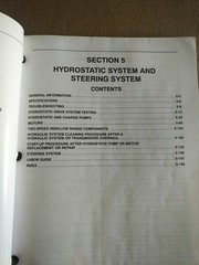 New Holland L865 LX865 LX885 LX985 Hydrostatic & Steering Service Manual 1/99