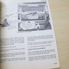 HESSTON 7160 FORAGE HARVESTER Operation Maintenance Manual owner guide book