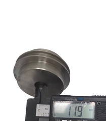 Ameripac 7630-1057, 2″ Minor Dia x 2.5″ Major Diax 1/2″ Bore x ~1-1/4″ Width