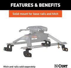 Curt 16427 Custom 5th Wheel Bracket Kit for Ram 2500 FOR USE WITH CURT #16204