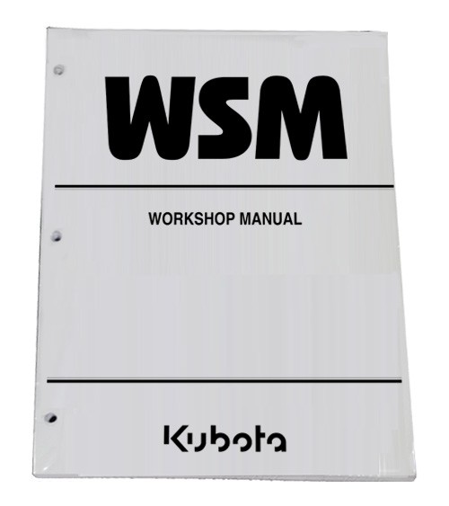 Kubota MX5000 Tractor Workshop Service Manual Repair Shop Book