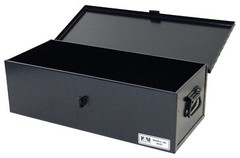 KM #30 Heavy Duty Steel Toolbox Kit with Brackets – Black