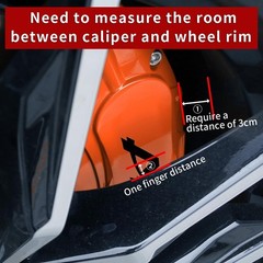 Orange w/ Black Logo Brake Caliper Covers 2025 Dodge Charger Daytona RT F/R Kit