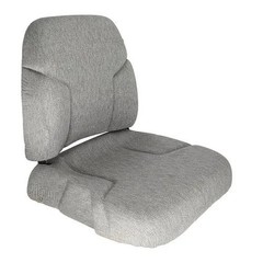 Seat and Backrest with Lumbar – Fabric Gray fits Case IH 7110 7120 7130 131181A2