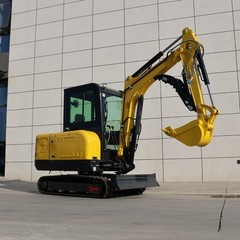 3.5 Ton Kubota 25HP Diesel Mini Excavator Side Swing Boom + Any 2 Attachments