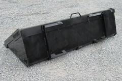 72″ Smooth Bucket Attachment Standard Duty Fits Skid Steer Compact Tractor USA