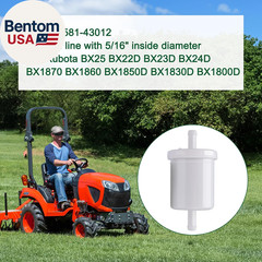 5/16″Inline Fuel Filter for Kubota 12581-43012 Inline Diesel Filter 12581-43010