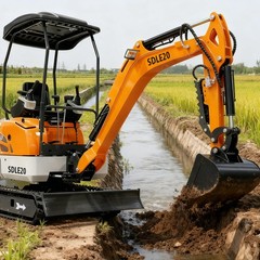 600mm Tilting Bucket for 1-2 Ton Mini Excavator Digger Attachment free shipping