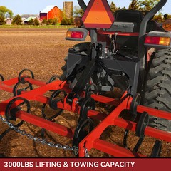 3 Pt Quick Hitch Adapter for Cat1 & 2 for Tractor Attachment Steel 3-Point