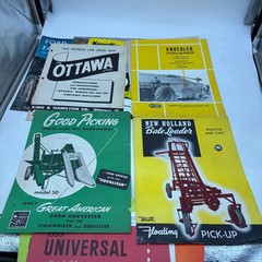 Lot of Vintage 1950s-60s Farm Equipment Brochures Minneapolis Moline Ford