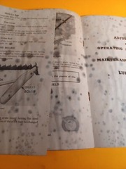 Vintage Original Case Power Mower Model TA-7 Semi Mounted Operators Manual