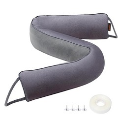 MAGZO Door Draft Stopper, 36 Inch Under Blocker 36in x 4in, Gray