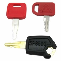 10 Heavy Construction Equipment Ignition Key Set For JD Case Komatsu Caterpillar