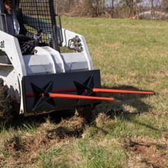 Titan Attachments Dual Prong 49″ Hay Bale Spear Attachment, SSQA