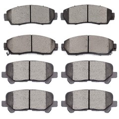 Brake Pads, 8pcs Ceramic Disc Brake Kits fit for 2011-2014 for Honda Odyssey