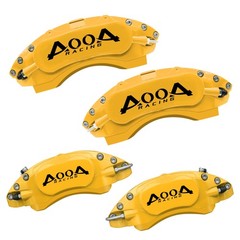 Yellow Black Caliper Covers Set/4 Chevrolet Camaro 1LS 1LT 2LT 3LT 2021-2024