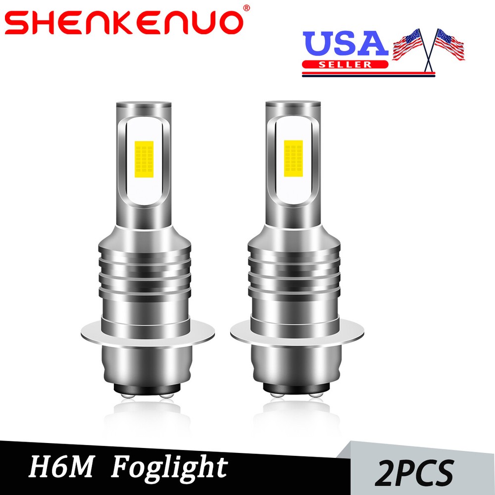 LED Bulb H6M Headlights White 6000K For Yamaha Raptor 700 700R 2006-2018 -2 Pack