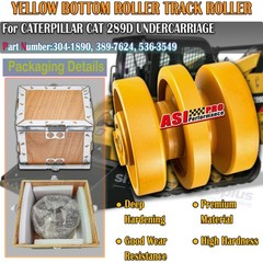 BOTTOM ROLLER TRACK ROLLER FIT CATERPILLAR CAT 289D UNDERCARRIAGE YELLOW.