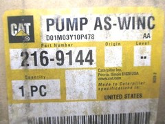 216-9144 NEW PERMCO 3000 HYDRAULIC PUMP MOTOR P3000A383FDZA10-29 CCW