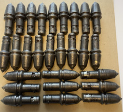 NEW KENNAMENTAL C-21 HD .735 CARBIDE TIPPED AUGER BULLET TEETH / MADE IN THE USA