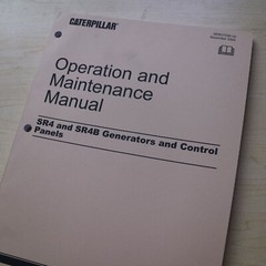 CATERPILLAR SR4 SR4B GENERATOR CONTROL PANEL Owner Operation Maintenance Manual