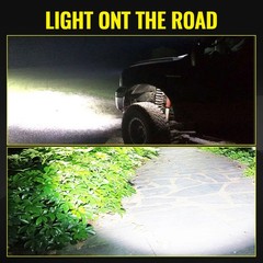Pair 2.5″ inch Round LED Work Lights Bar Spot Flood Fog Driving Lamp Offroad SUV