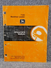 OEM Factory John Deere 710C Backhoe Loader Operators Manual OMT134374