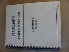 Gleaner N7 Combine Parts Catalog Manual Book 79017092 ~ Preowned