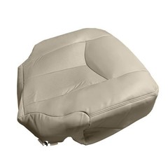 Perforated Leather Tan Driver Side Bottom Seat Cover Cadillac Escalade 2003-2006