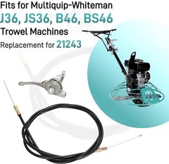 High Quality Throttle Cable Kit 21243 For J36 JS36 B46 BS46 Trowel Machines 3X