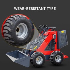 Free Ship Mini Skid Steer Loader Stand On With 13.5HP B&S Engine Wheel Loader
