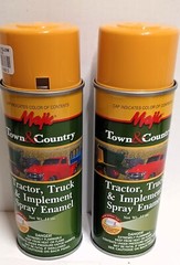 2 Cans Yellow Spray Paint for King Kutter Implement