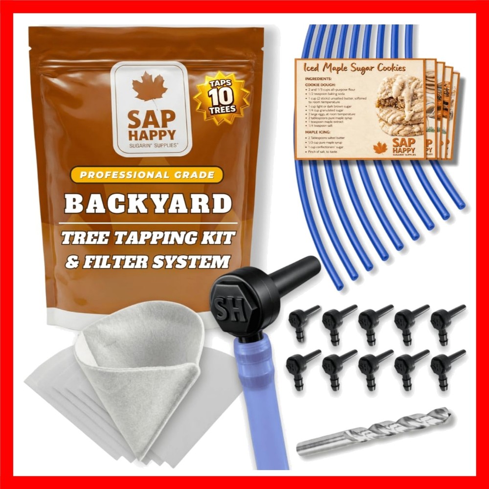 Complete Maple Syrup Tapping Kit for First-Time Makers