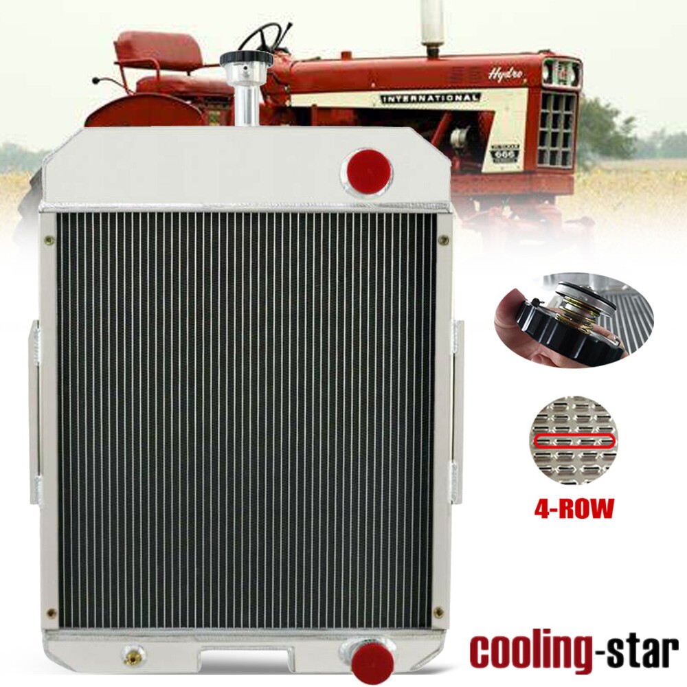 4-ROW 70MM RADIATOR FOR CASE/IH-FARMALL 70,666,686,706,756 0EM#396352R91 65427C1