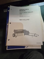 Sperry New Holland Operator’s Manual Hayliner Baler 326