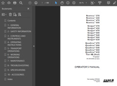 CASE IH 470 STEIGER TRACTOR MANUAL OPERATORS SERVICE SHOP ENGINE REPAIR PDF USB