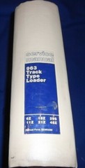 CAT CATERPILLAR 963 TRACK TYPE LOADER SHOP REPAIR SERVICE MANUAL BOOK