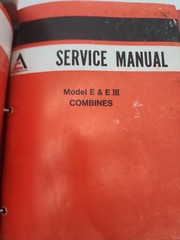 Deutz Allis Chalmers MODELS MH HY C CIII E EIII K Combine Service Shop Manuals