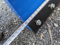 New 72″ Skidsteer 6 way dozer blade skid steer quick attach 1/2″ And 3/8″ Thick