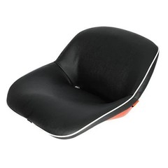 Seat Vinyl Black with Orange fits Kubota L2550 L2650 L3600 L4200 34200-18400