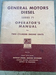 General Motors Diesel Series 71 Operators Manual, 1956 Edition