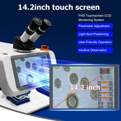 200W/100J Jewelry Spot Laser Welder Laser Welding Machine for Gold Silver Metal